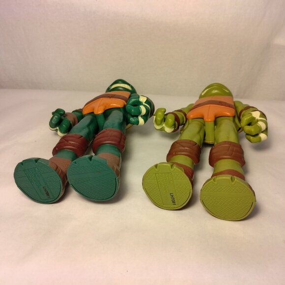Teenage Mutant Ninja Turtle Playmates 2 Action Figure Toys Michaelangelo Raphael - Picture 3 of 10